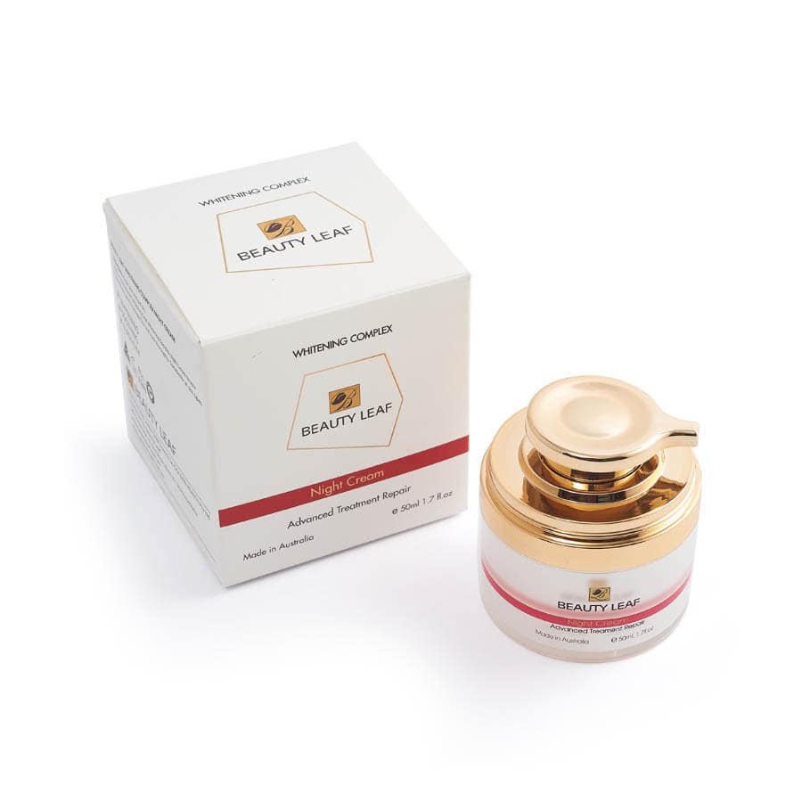 Avatar Kem dưỡng trắng giảm thâm nám da ban đêm Beauty Leaf 3